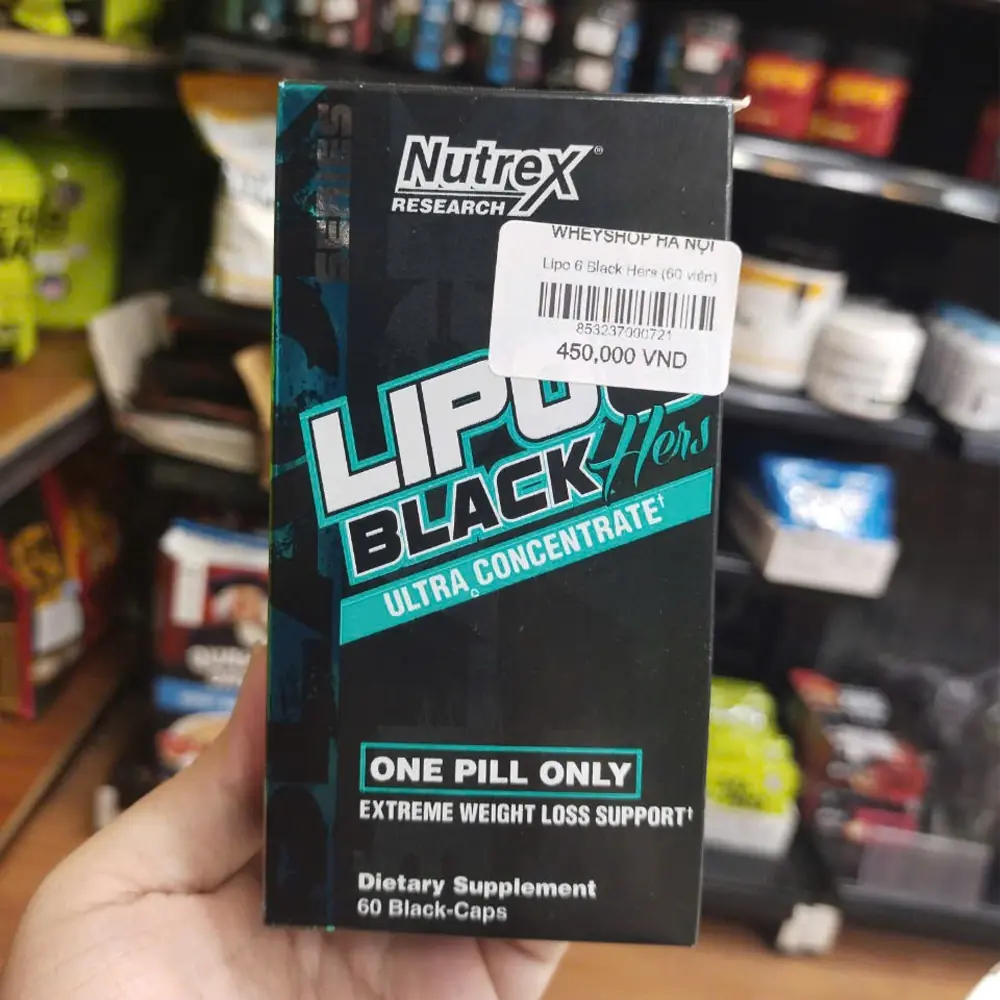 Lipo 6 Black Hers Ultra Concentrate (60 viên) 4 Lipo 6 Black Hers Ultra Concentrate (60 viên) - Hình ảnh 2