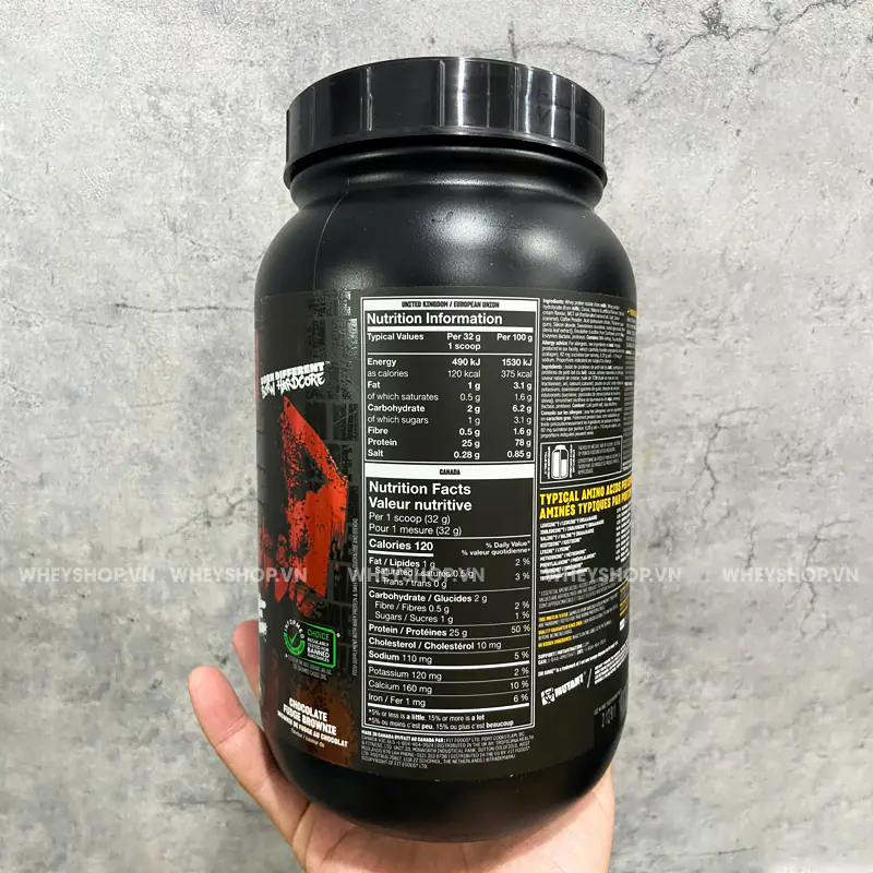 Mutant Iso Surge 1.6Lbs (720g) 5 Mutant Iso Surge 1.6Lbs (720g) - Hình ảnh 3