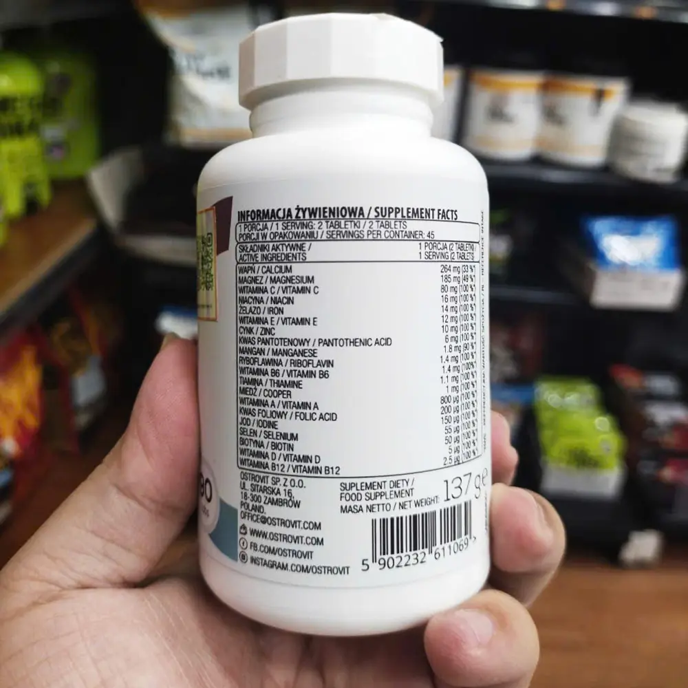 Ostrovit Vitamin Vit&Min (90 viên) 5 Ostrovit Vitamin Vit&Min (90 viên) - Hình ảnh 3