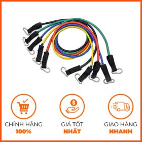 Bộ dây ngũ sắc đa năng Monster hỗ trợ tập luyện toàn thân hiệu quả tại nhà, đơn giản. Sản phẩm nhập khẩu chính hãng, giá rẻ tốt nhất Hà Nội TpHCM