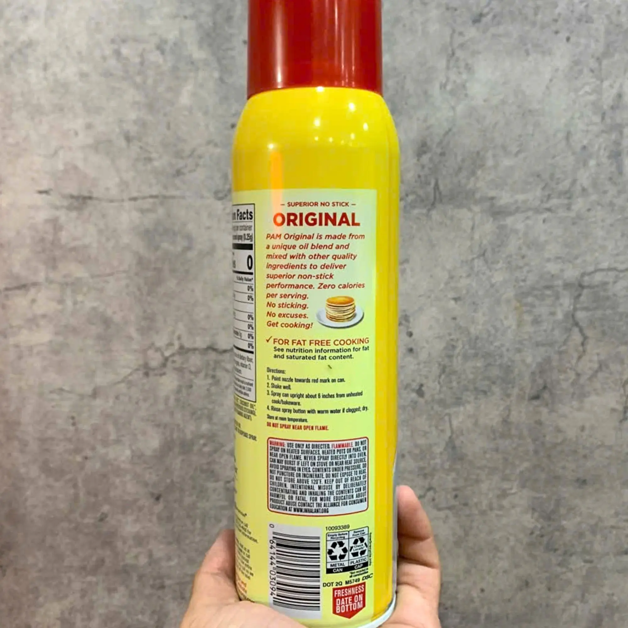 Dầu ăn kiêng PAM Original 12 oz (1200 lần dùng) 6 Dầu ăn kiêng PAM Original 12 oz (1200 lần dùng) - Hình ảnh 4