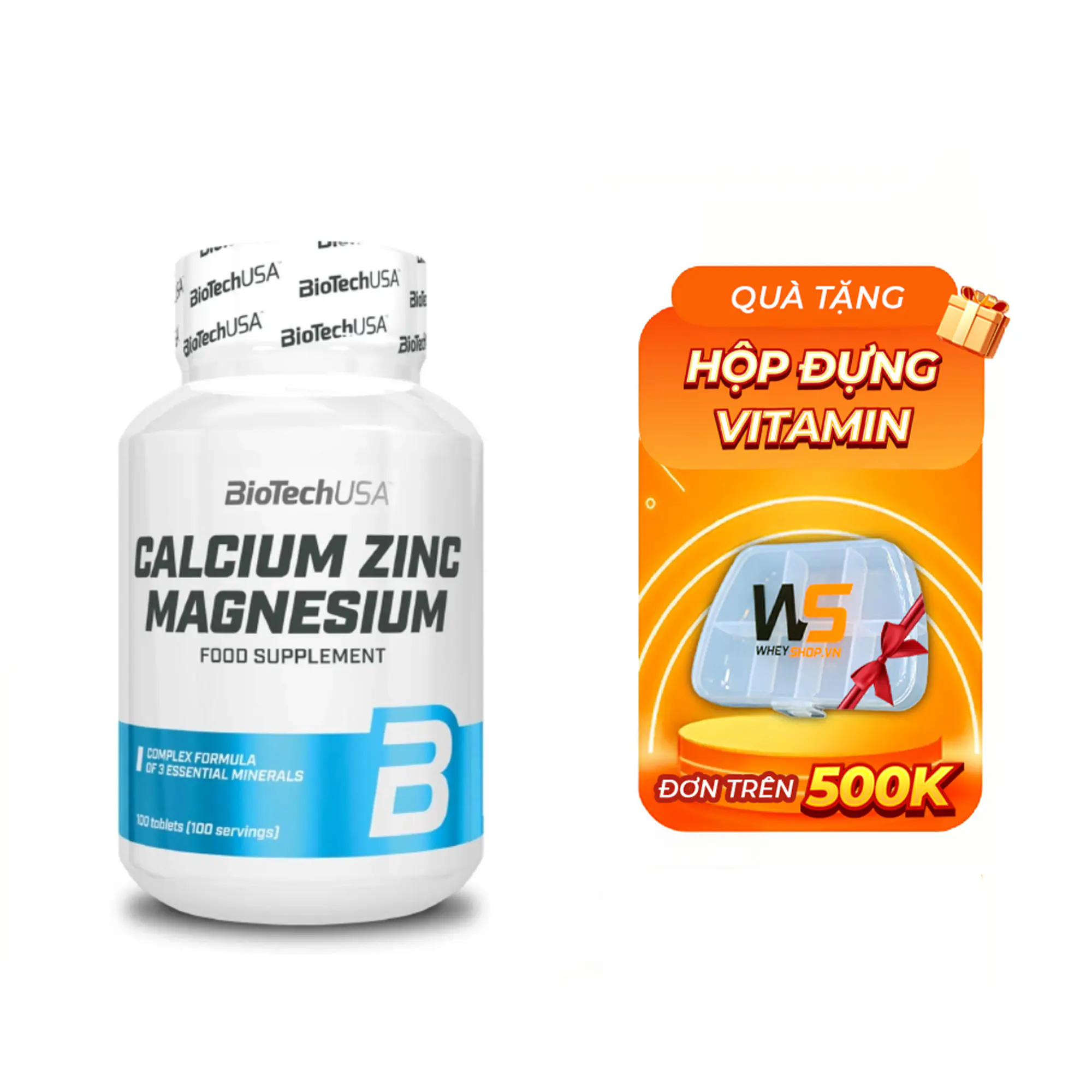 Biotech Calcium Zinc Magnesium (100 viên) 3 Biotech Calcium Zinc Magnesium (100 viên)
