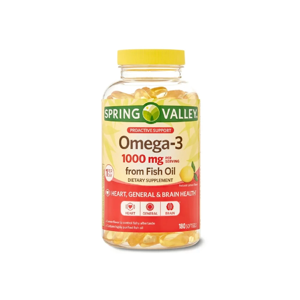 Spring Valley Omega-3 1000mg from Fish Oil 2 spring-valley-omega-3-1000mg-180-vien