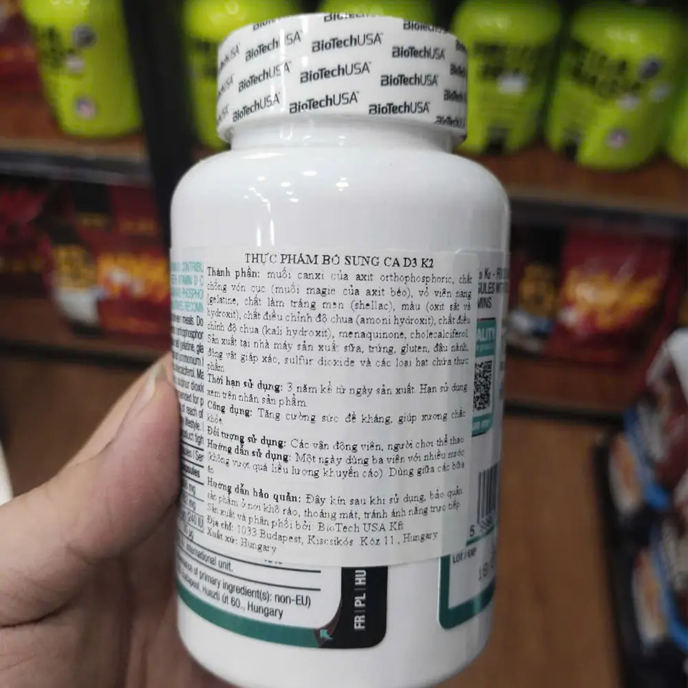 Biotech Ca D3 K2 (90 viên) 5 Biotech Ca D3 K2 (90 viên) - Hình ảnh 3