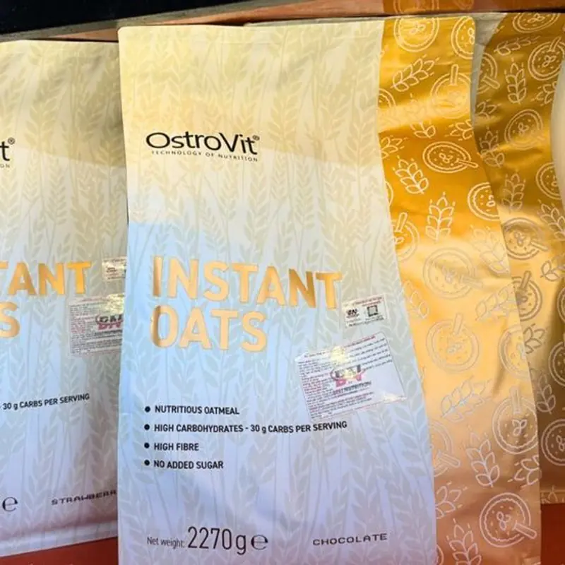 Ostrovit Instant Oat Flakes 5Lbs (2.27kg) 4 Ostrovit Instant Oat Flakes 5Lbs (2.27kg) - Hình ảnh 2