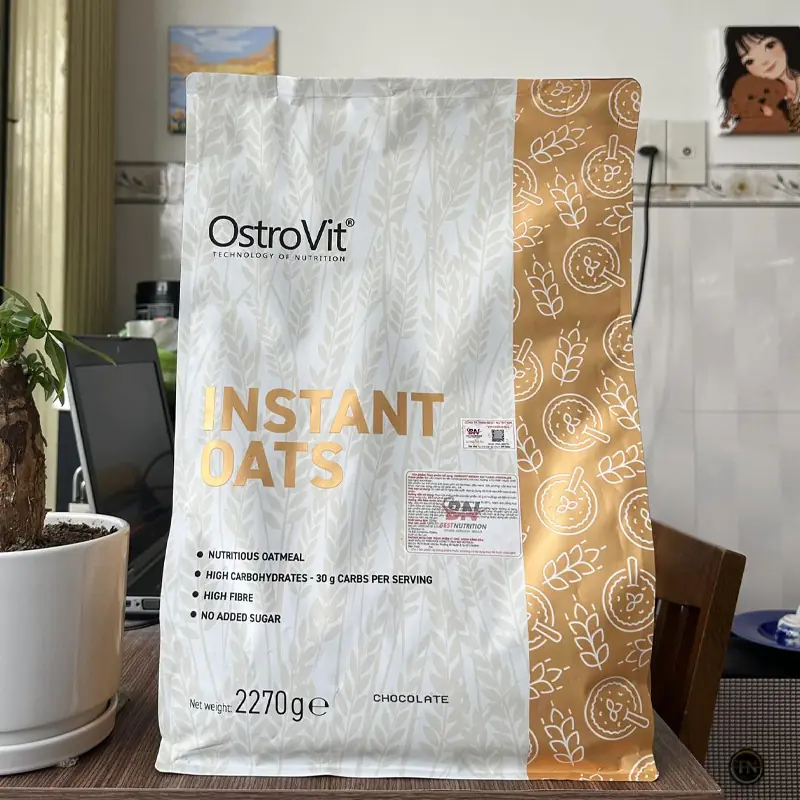 Ostrovit Instant Oat Flakes 5Lbs (2.27kg) 5 Ostrovit Instant Oat Flakes 5Lbs (2.27kg) - Hình ảnh 3