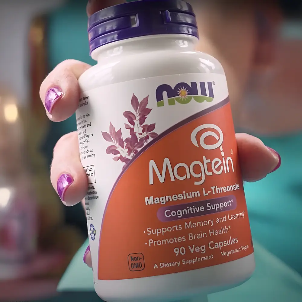 NOW Magtein | Magnesium L-Threonate (90 viên) 4 NOW Magtein | Magnesium L-Threonate (90 viên) - Hình ảnh 2