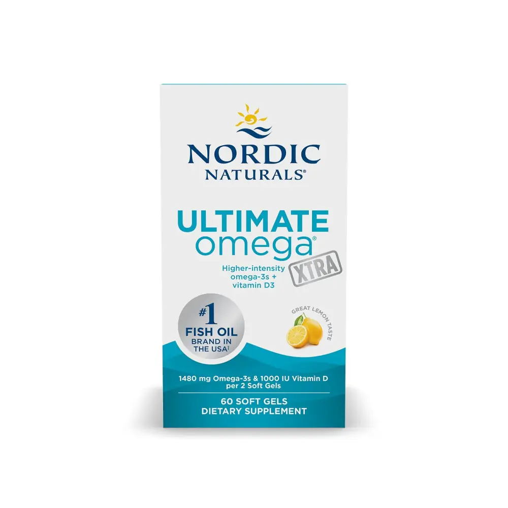 Nordic Naturals Ultimate Omega Xtra, Lemon Flavor (60 Soft Gels) 3 Nordic Naturals Ultimate Omega Xtra, Lemon Flavor (60 Soft Gels)