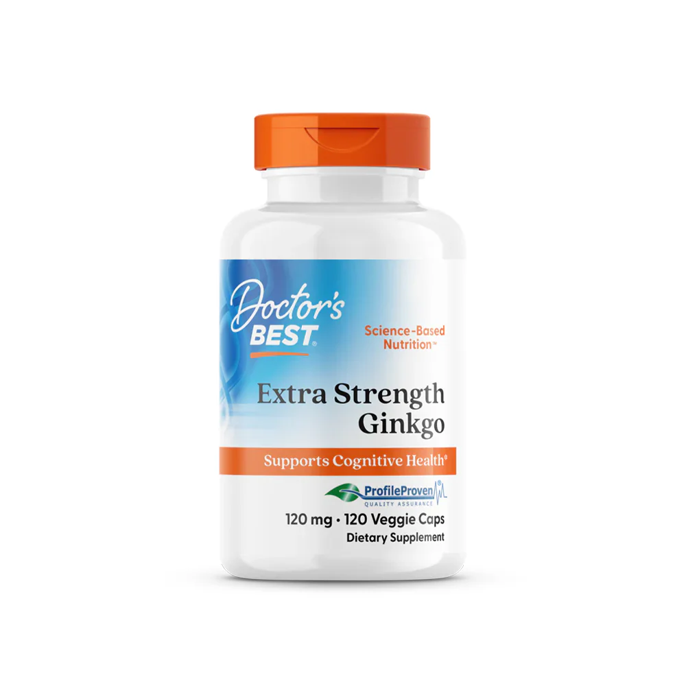 Doctor’s Best Extra Strength Ginkgo 120mg (120 viên) 3 Doctor’s Best Extra Strength Ginkgo 120mg (120 viên)