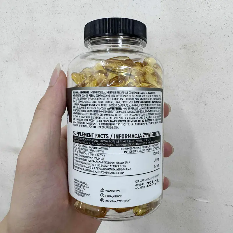 Ostrovit Omega-3 Extreme (180 viên) 5 Ostrovit Omega-3 Extreme (180 viên) - Hình ảnh 3