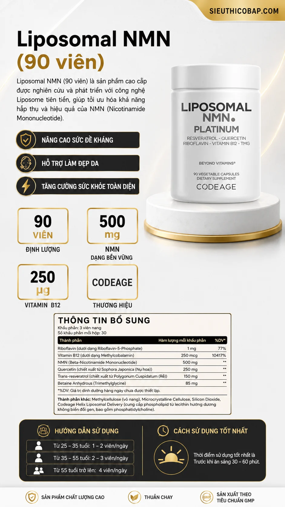 Code Age Liposomal NMN Platinum (90 viên) 9 892aafad 9f77 43bd a2cf 52dbce0f0b4b