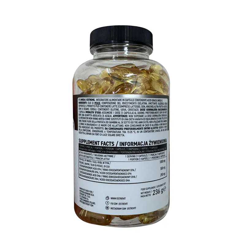 Ostrovit Omega-3 Extreme (180 viên) 6 Ostrovit Omega-3 Extreme (180 viên) - Hình ảnh 4