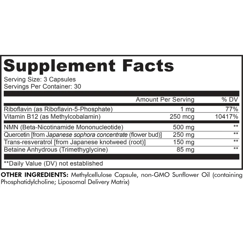 Code Age Liposomal NMN Platinum (90 viên) 8 Code Age Liposomal NMN Platinum (90 viên) - Hình ảnh 6
