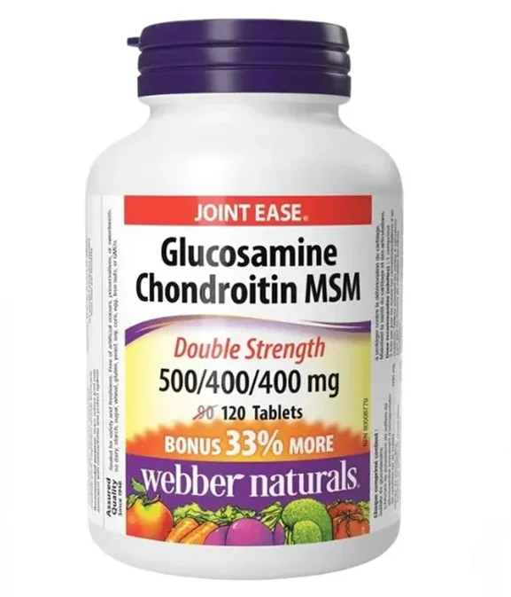 Webber Naturals Glucosamine Chondroitin MSM (120 viên) 3 Webber Naturals Glucosamine Chondroitin MSM (120 viên)