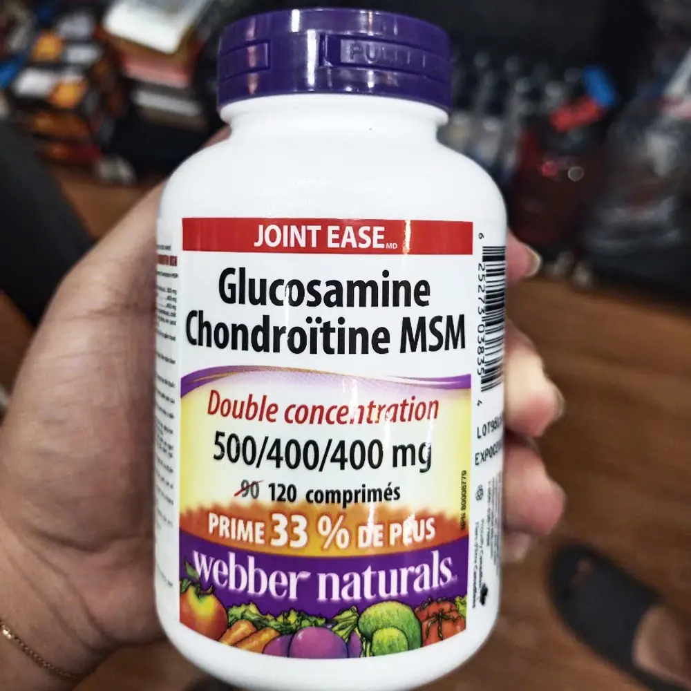 Webber Naturals Glucosamine Chondroitin MSM (120 viên) 7 Webber Naturals Glucosamine Chondroitin MSM (120 viên) - Hình ảnh 5