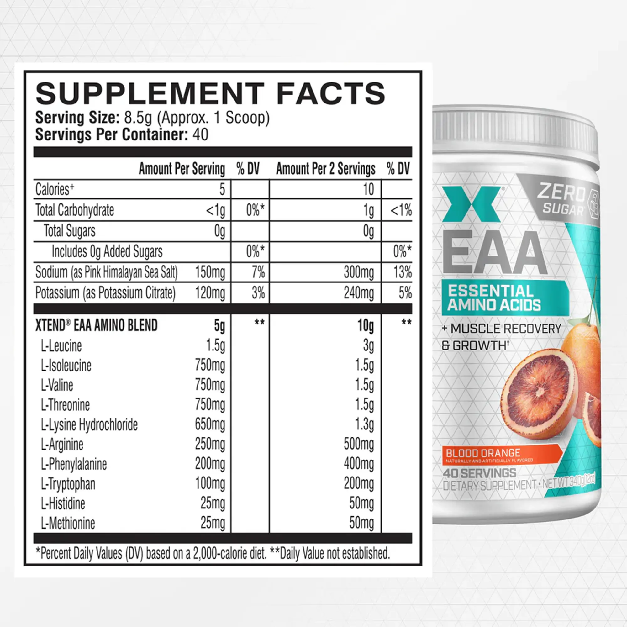 Scivation Xtend EAA Original (40 servings) 4 Scivation Xtend EAA Original (40 servings) - Hình ảnh 2
