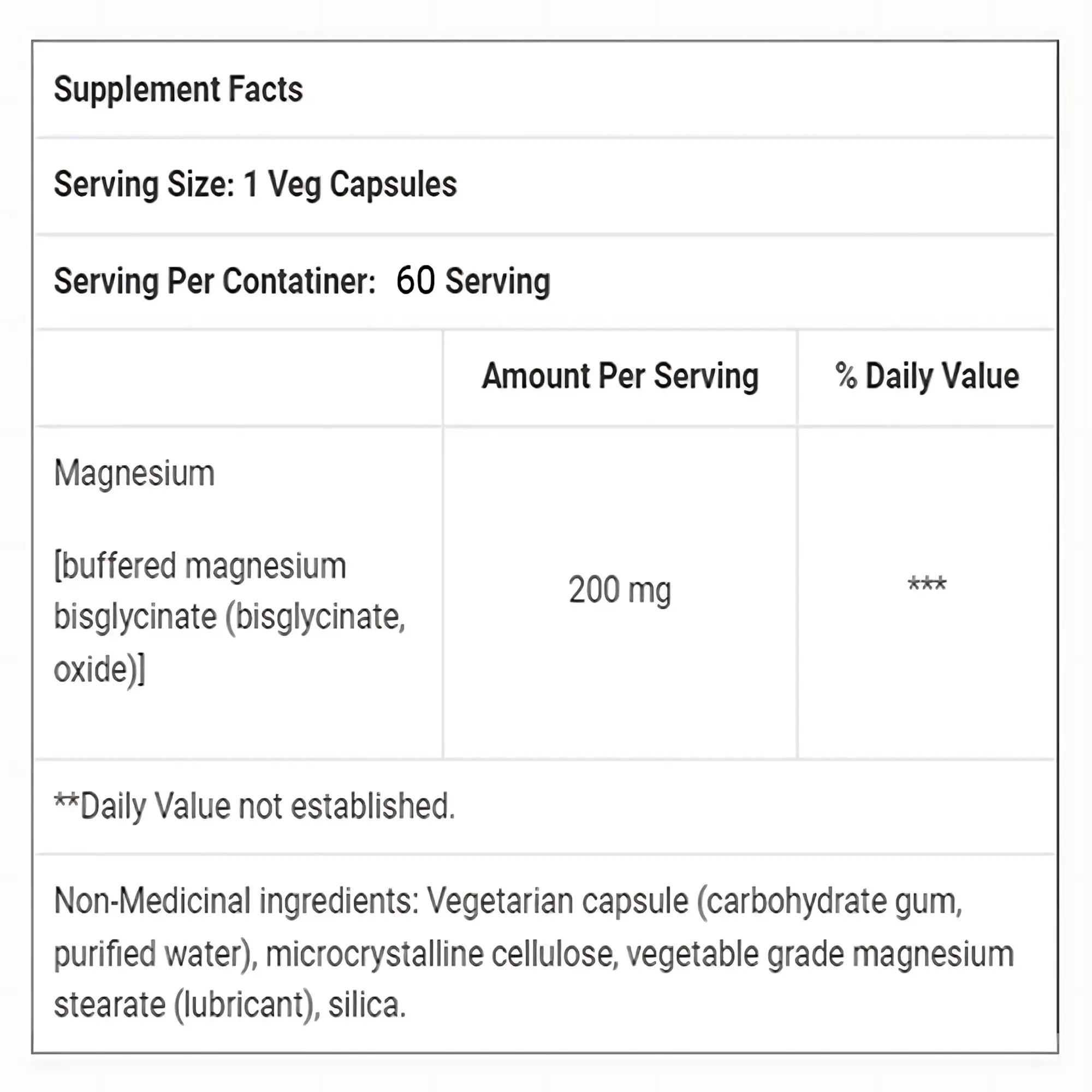 Webber Naturals Magnesium Bisglycinate 200mg (60 viên) 8 Webber Naturals Magnesium Bisglycinate 200mg (60 viên) - Hình ảnh 6