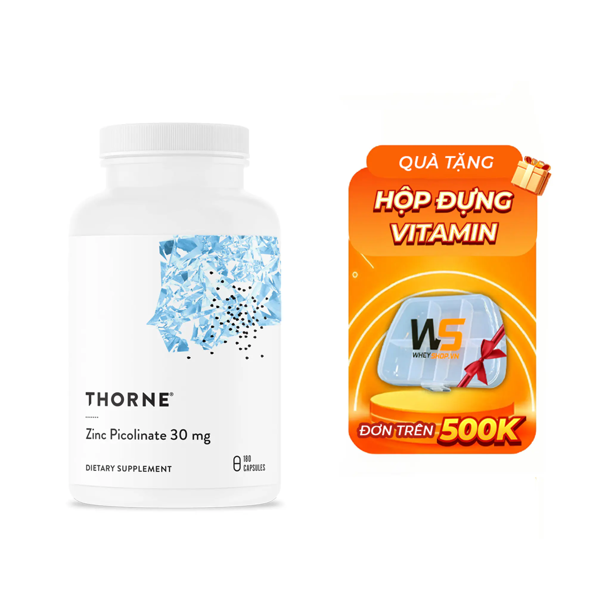 Thorne Zinc Picolinate 30mg (180 viên) 3 Thorne Zinc Picolinate 30mg (180 viên)