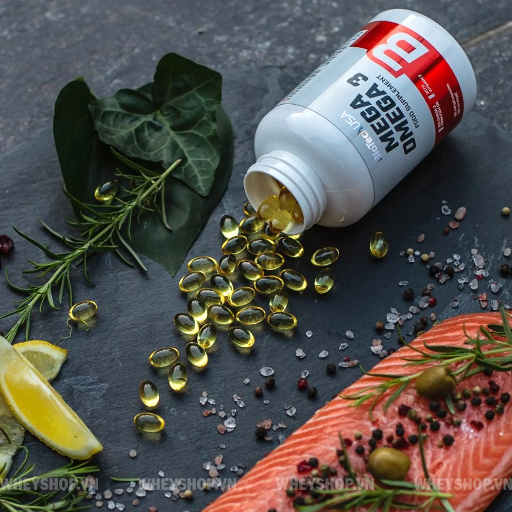 Biotech USA MEGA OMEGA 3 (180 viên) 4 Biotech USA MEGA OMEGA 3 (180 viên) - Hình ảnh 2