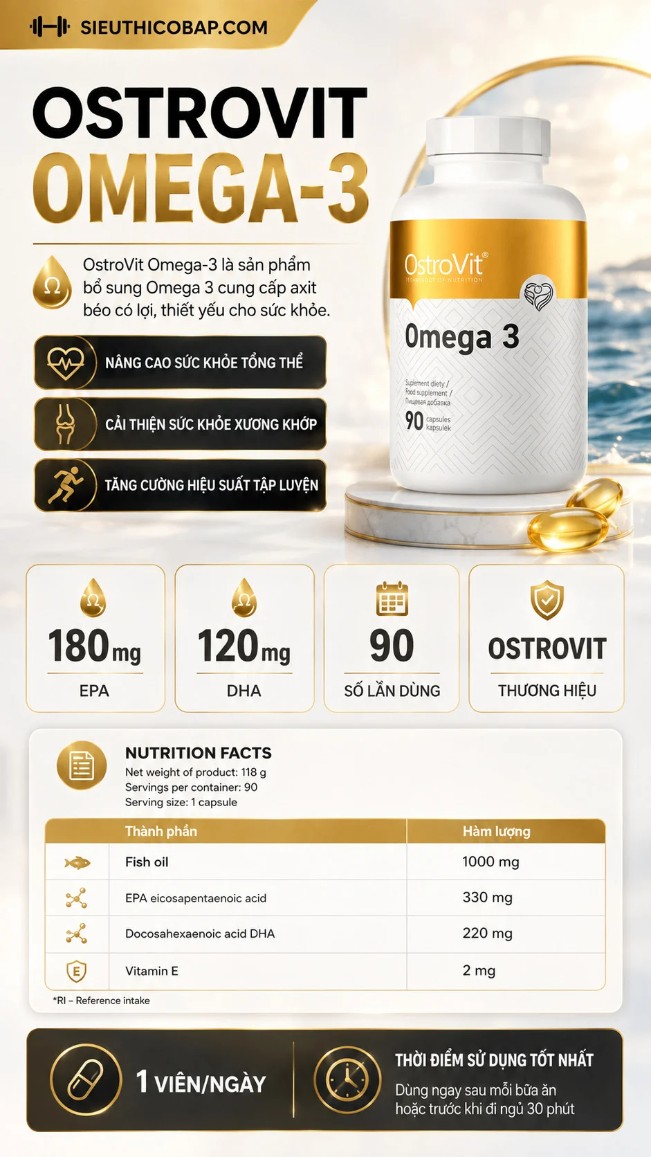 Ostrovit Omega-3 (90 viên) 4 6c6cbd98 9696 41e8 aae0 89b92a5826a6