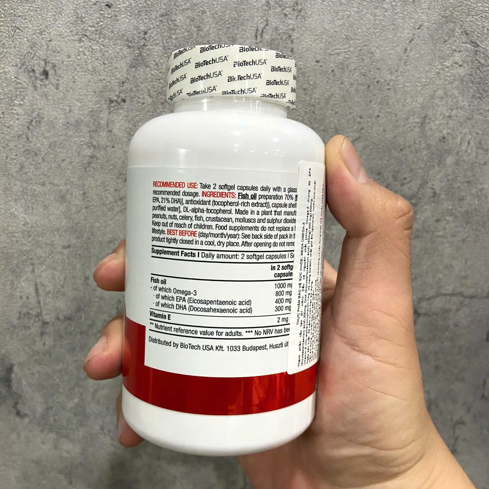 Biotech USA MEGA OMEGA 3 (180 viên) 6 Biotech USA MEGA OMEGA 3 (180 viên) - Hình ảnh 4