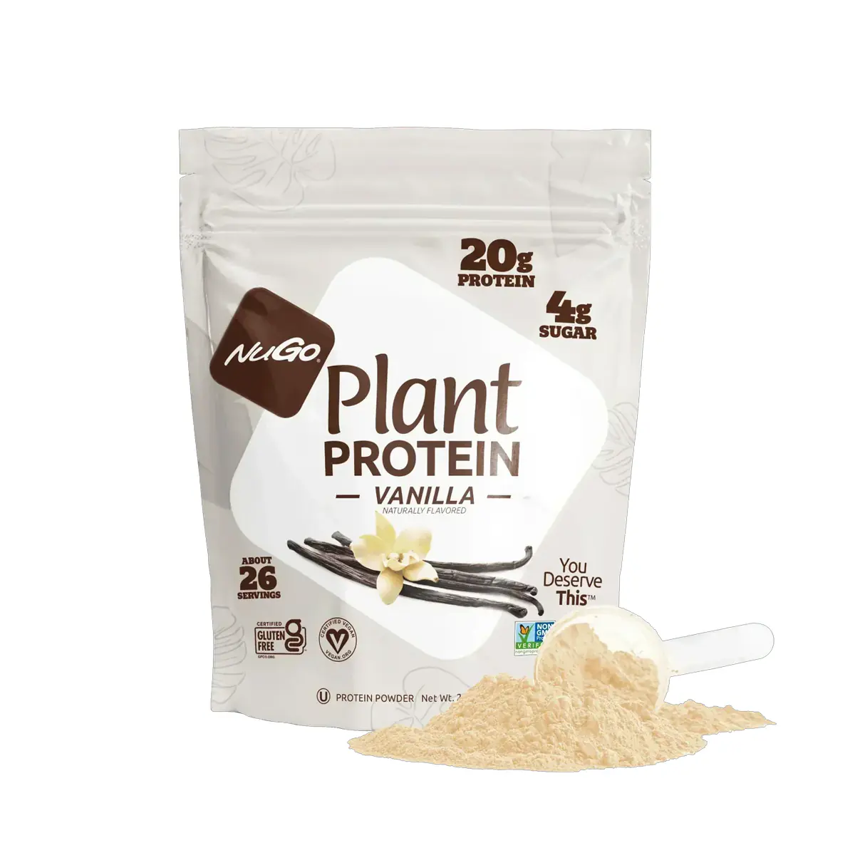 Nugo Nutrition Plant Protein 2lbs (907g) 3 Nugo Nutrition Plant Protein 2lbs (907g) - Hình ảnh 2