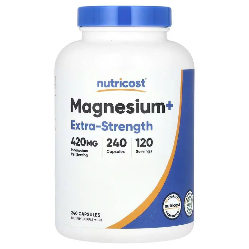 Nutricost Magnesium+ Extra Strength 420 mg (240 viên) 2 Nutricost Magnesium+ Extra Strength 420 mg (240 viên)