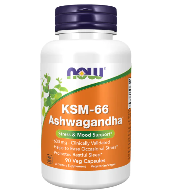 NOW Foods KSM-66 Ashwagandha 600 mg 3 NOW Foods KSM-66 Ashwagandha 600 mg