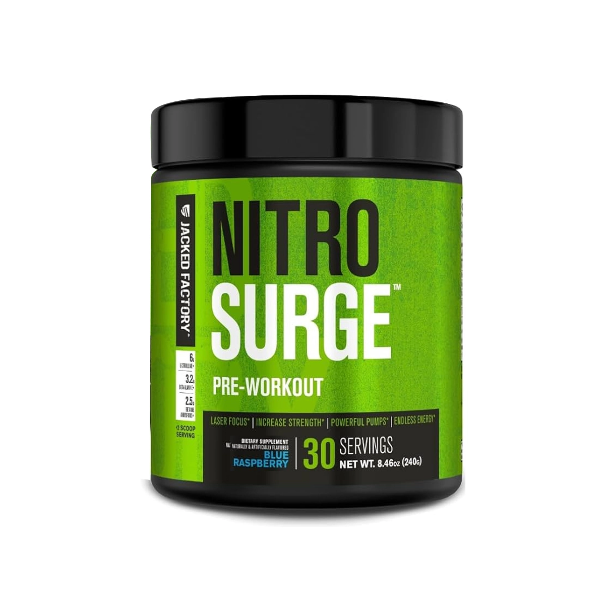 Jacked Factory Nitrosurge Pre-Workout 30 Servings 2 Jacked Factory Nitrosurge Pre-Workout 30 Servings