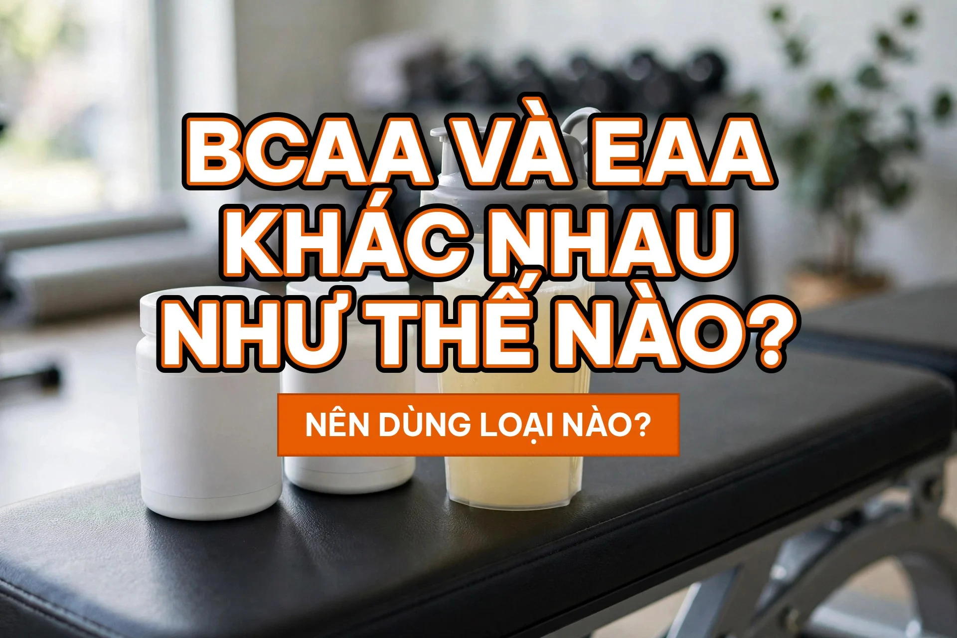 BCAA Và EAA Khác Nhau Như Thế Nào? Nên Dùng Loại Nào?