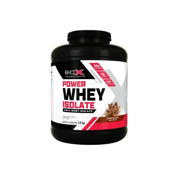 Hộp BioX Power Whey Isolate 4lbs mặt trước