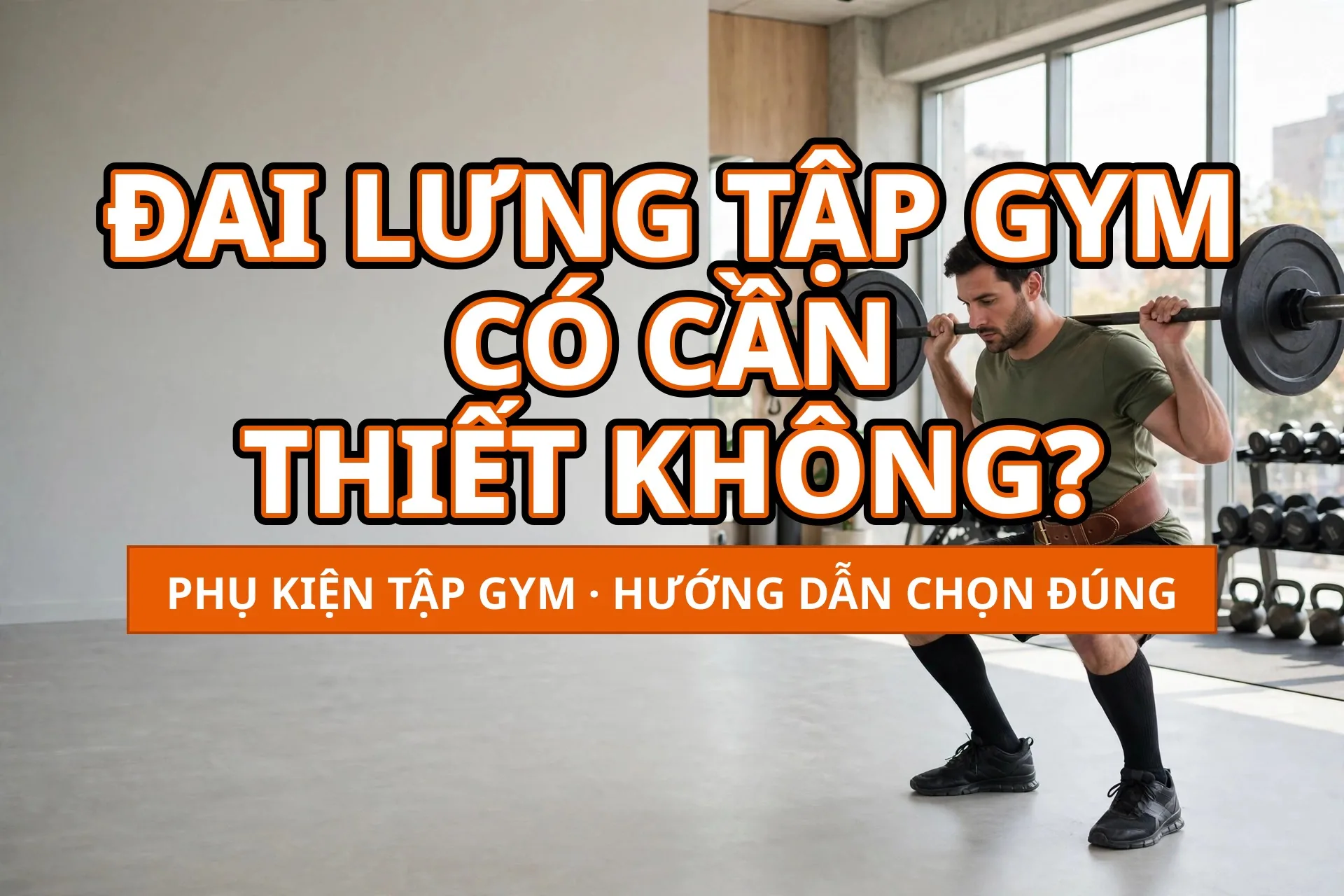 Đai lưng tập gym có cần thiết không