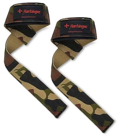 Đai Lưng Tập Gym Có Cần Thiết Không? 17 Dây kéo lưng Harbinger đệm cổ tay họa tiết camo hỗ trợ các bài kéo nặng như deadlift