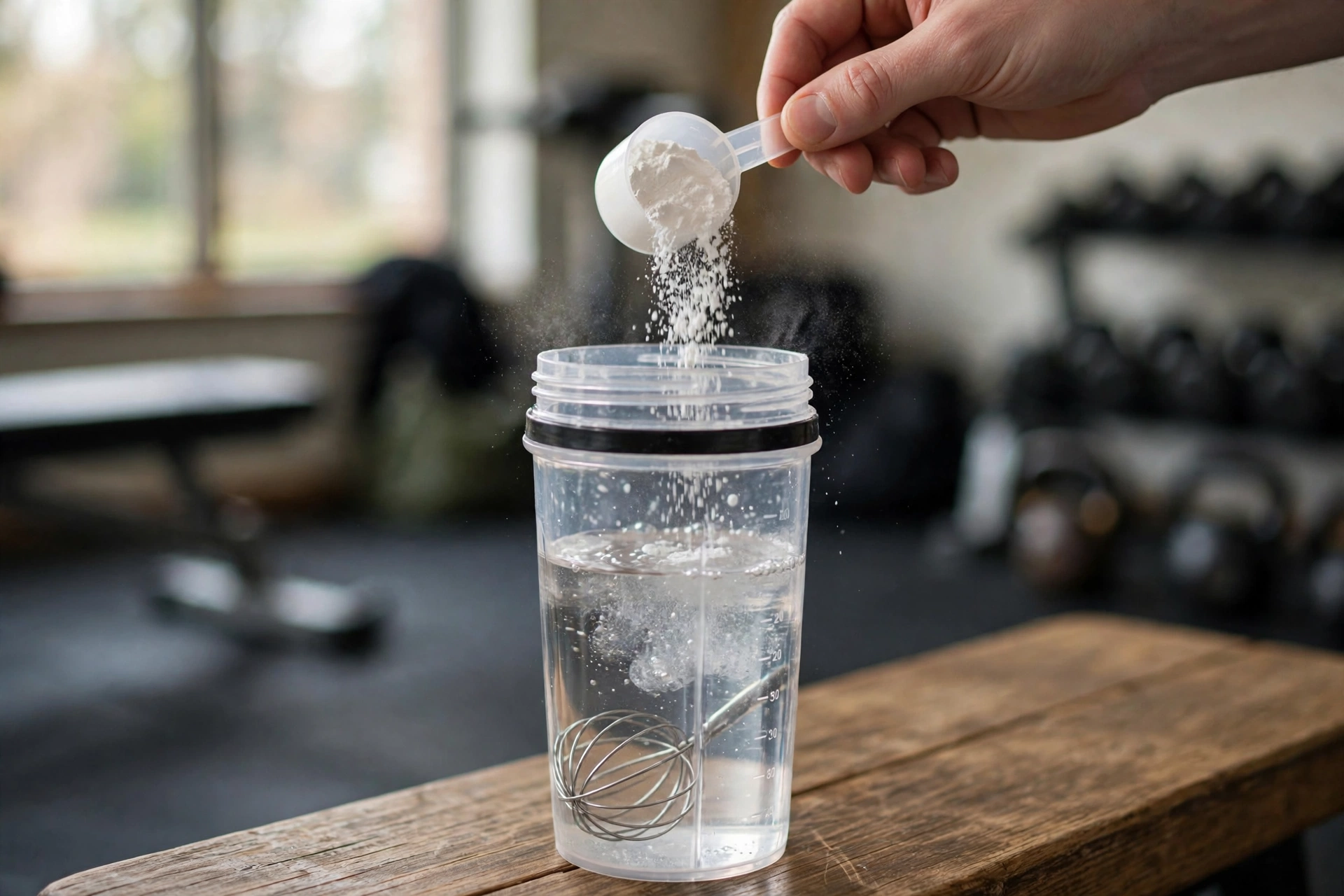 Creatine Monohydrate Và Creatine HCL Khác Nhau Thế Nào? 16 Cách pha creatine với nước trong bình shaker trước buổi tập