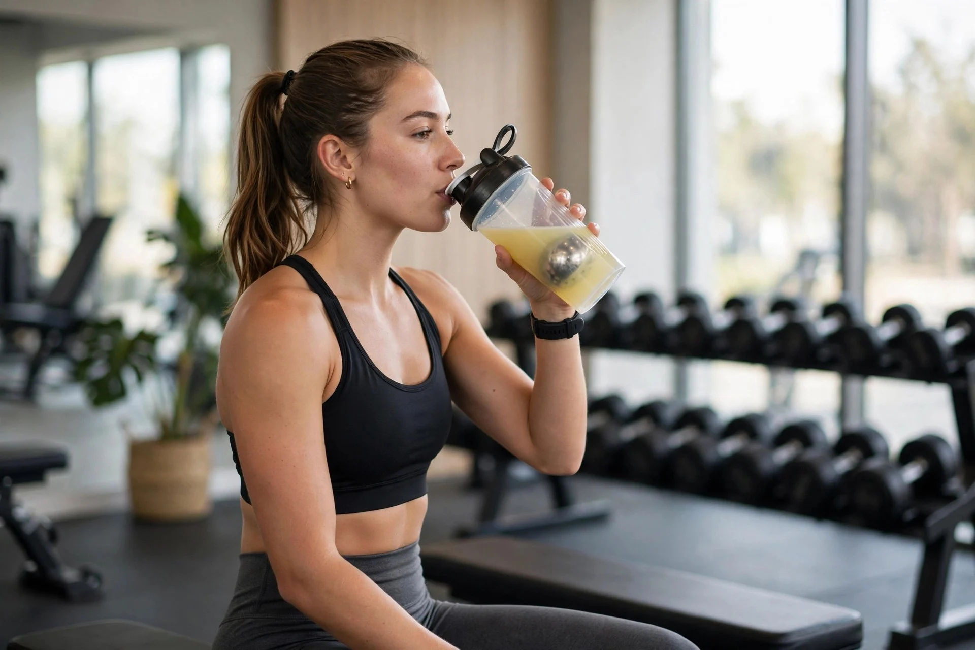 BCAA Và EAA Khác Nhau Như Thế Nào? Nên Dùng Loại Nào? 15 Uống BCAA hoặc EAA trong buổi tập giúp chống dị hóa cơ bắp
